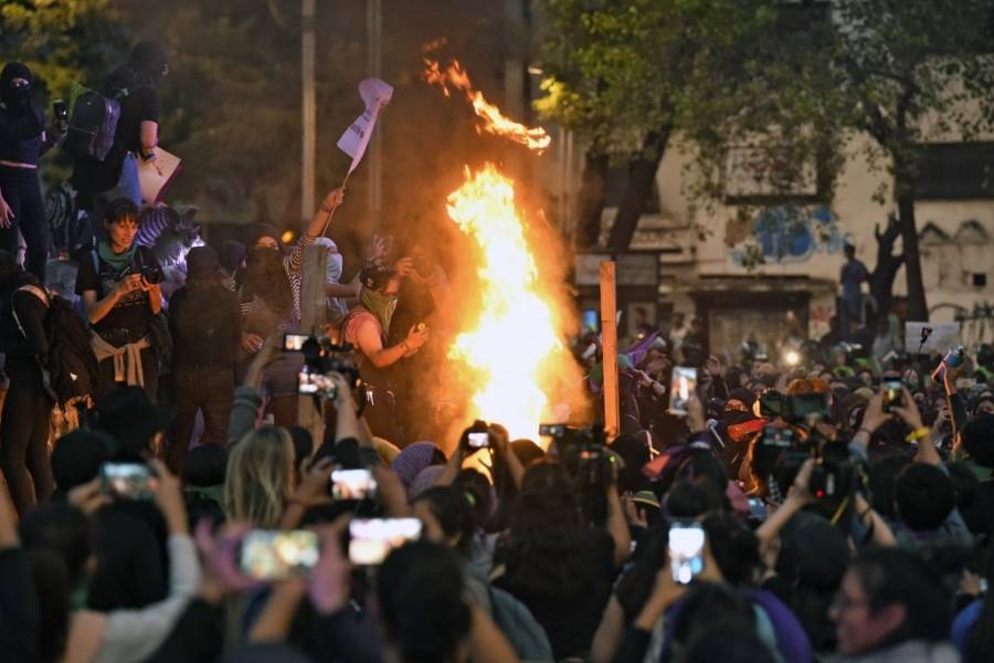 Resultado de imagen de marcha feminista mexico