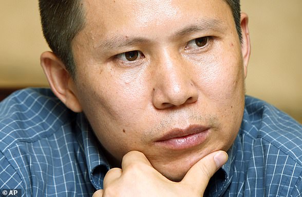 Xu Zhiyong (pictured in 2009) was reportedly detained after publishing a series of blog posts criticising the Communist Party