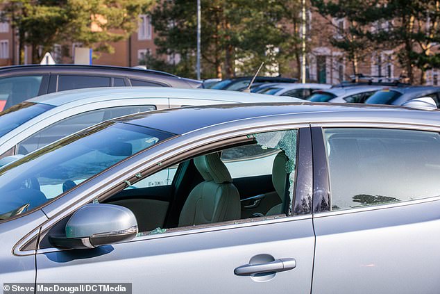 Dr Alec Watson had his Volvo car window smashed in during his shift at King