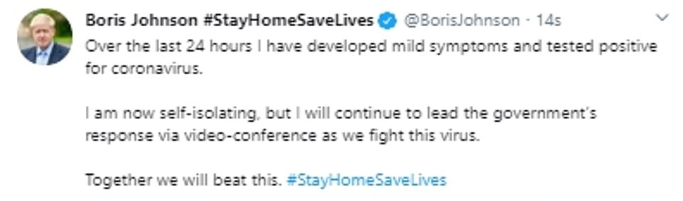 Boris Johnson insisted he has 