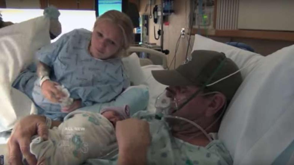 Una mujer induce el parto para que su marido con cáncer pueda ...