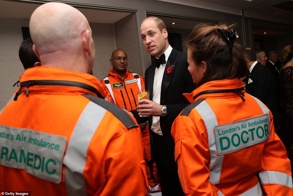William attended the charity