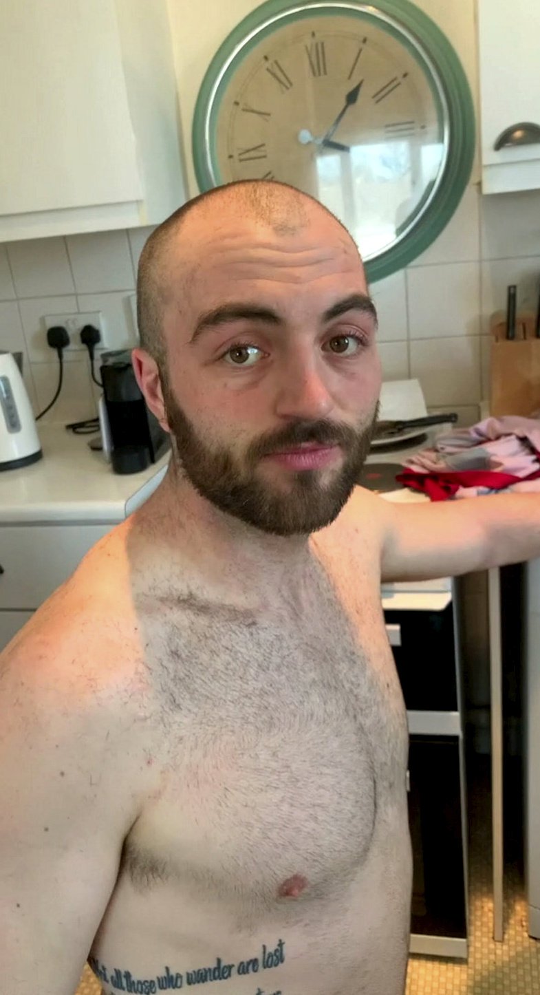 A Man Ended Up Shaving Off Hi