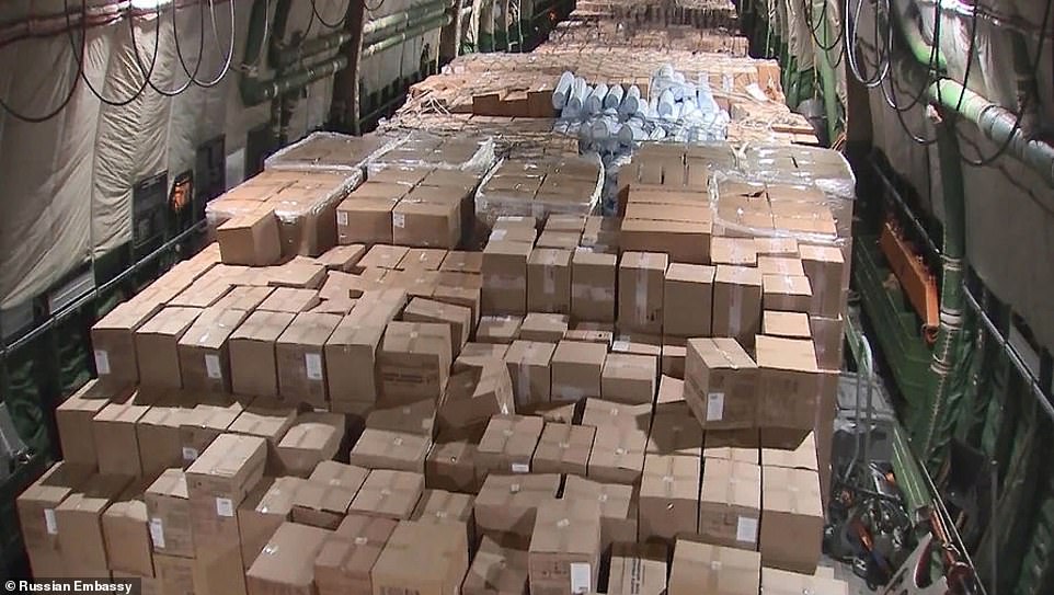 The shipment includes much-needed ventilators, respirators, masks and other personal protective equipment