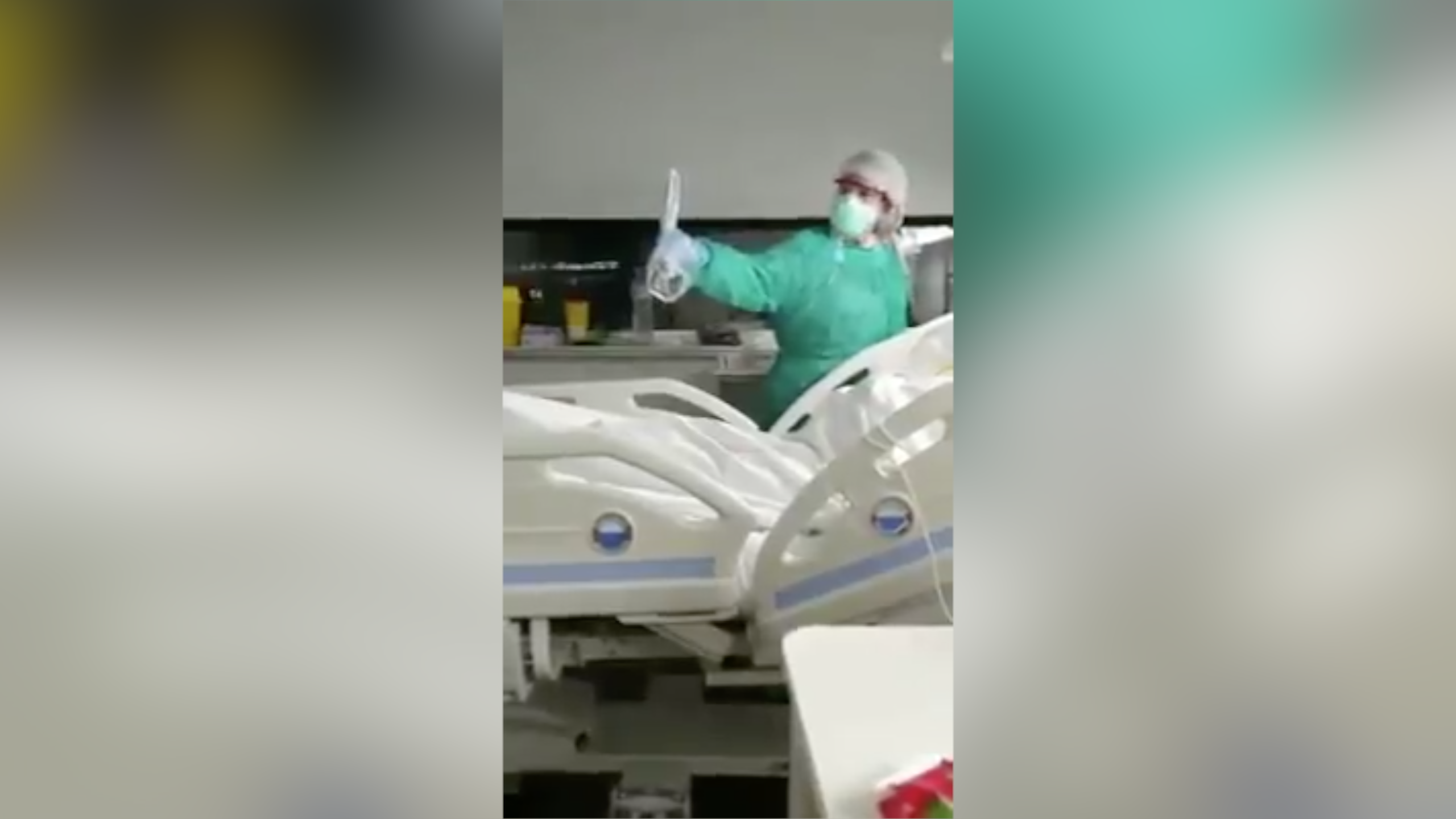 Precioso gesto de una enfermera a un paciente de coronavirus y su ...