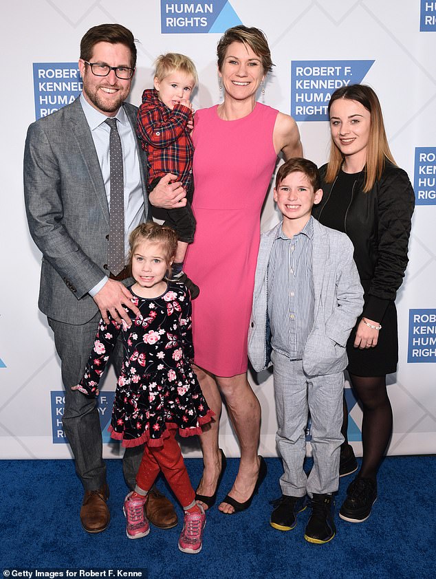 David McKean confirmed on Thursday that his wife, Maeve Kennedy Townsend McKean, and son Gideon Joseph Kennedy McKean (center right) were missing
