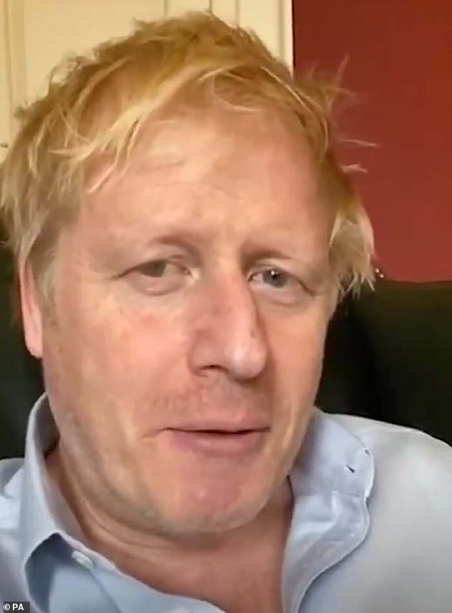 Boris Johnson on April 3