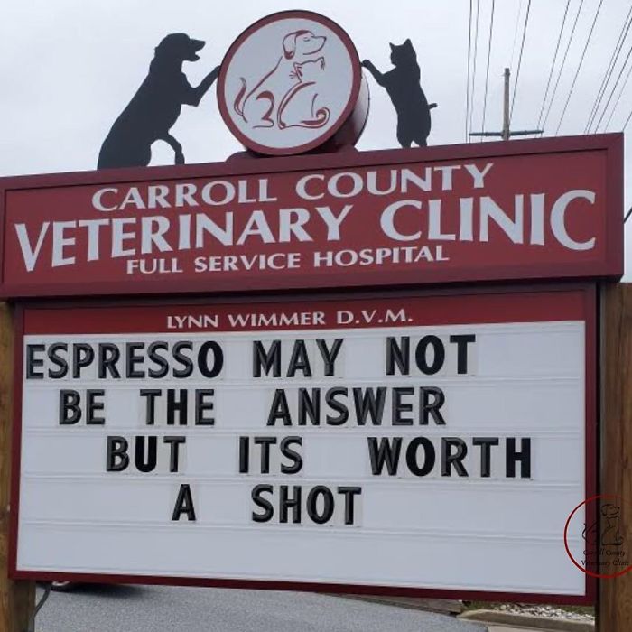 Funny-Carroll-County-Veterinary-Clinic-Signs Funny-Carroll-County-Veterinary-Clinic-Signs