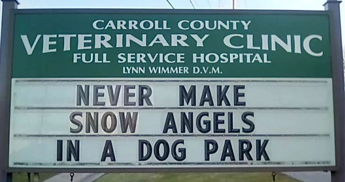 Funny-Carroll-County-Veterinary-Clinic-Signs Funny-Carroll-County-Veterinary-Clinic-Signs