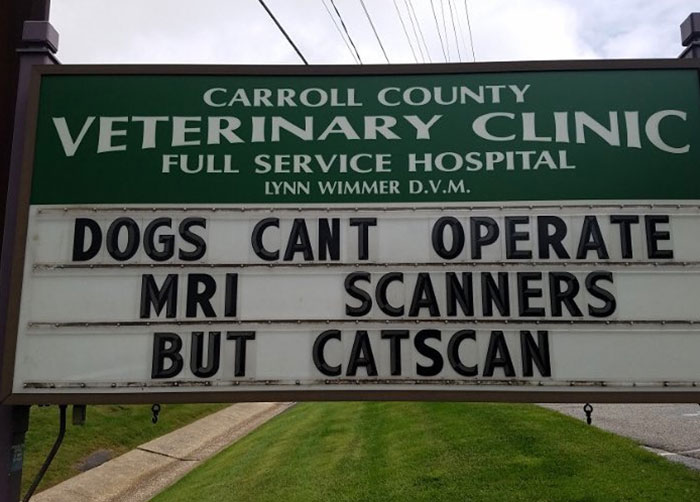 Funny-Carroll-County-Veterinary-Clinic-Signs Funny-Carroll-County-Veterinary-Clinic-Signs