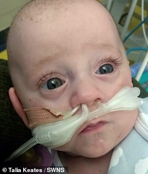 Ashley, who passed away in January aged nine months after battling a chronic lung disease