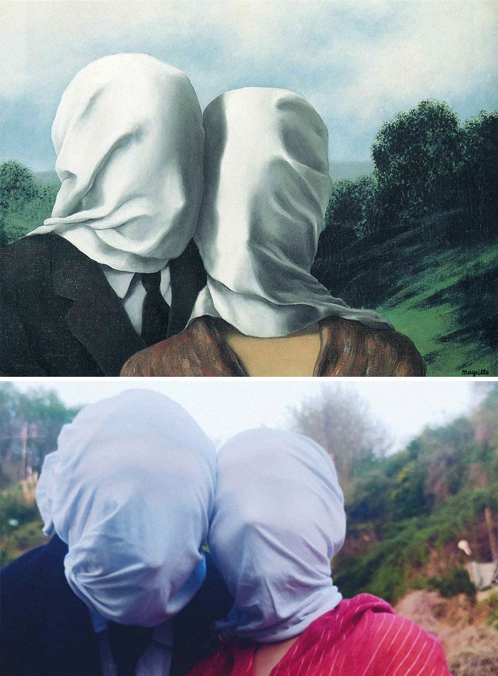 Les Amoureux - Magritte Les Amoureux - Magritte