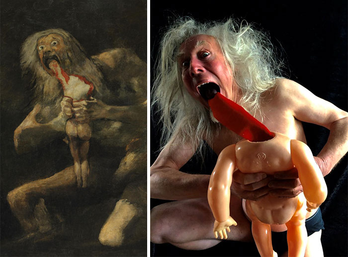 My Dad's Getty Museum Challenge; Saturn Devouring His Son By Goya My Dad