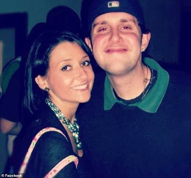 Katie, pictured here with Jon, described her husband as