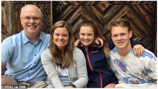 Samuel and Helen McLean and their son Ben both tested positive for the virus. Their daughter Sydney tested negative, as did the family