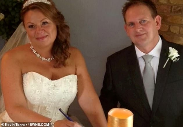 Kevin (right), 49, recovered within days but Laura (left) deteriorated, with her temperature soaring to more than 40 degrees