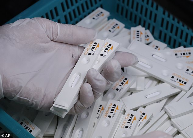 Officials in a number of Indian states reported an accuracy rate of just 5.4 per cent and found the tests were returning negative results for people who they knew had had the virus. Pictured: File photo