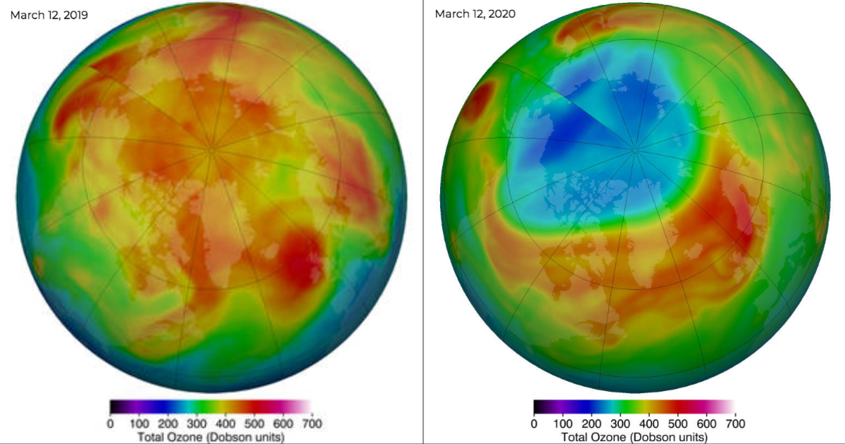 The largest Arctic ozone hole ever recorded is now closed - CBS News