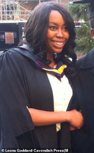 Ms Goddard graduated at Manchester university in 2012