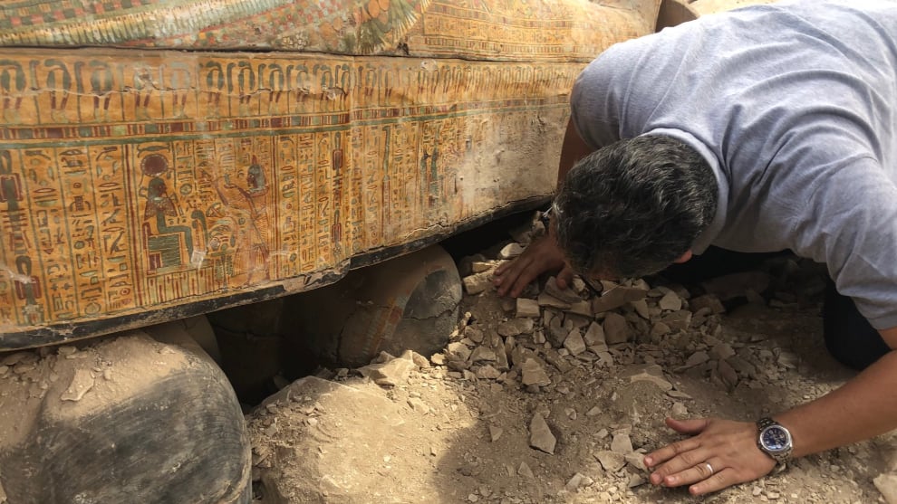 egipto descubrimiento arqueologia ataudes
