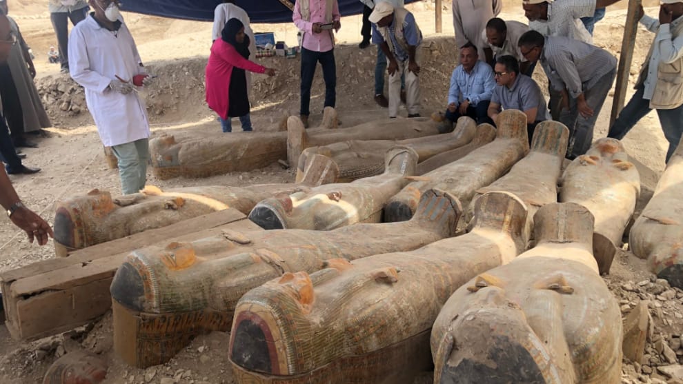 ataudes egipto arqueologia