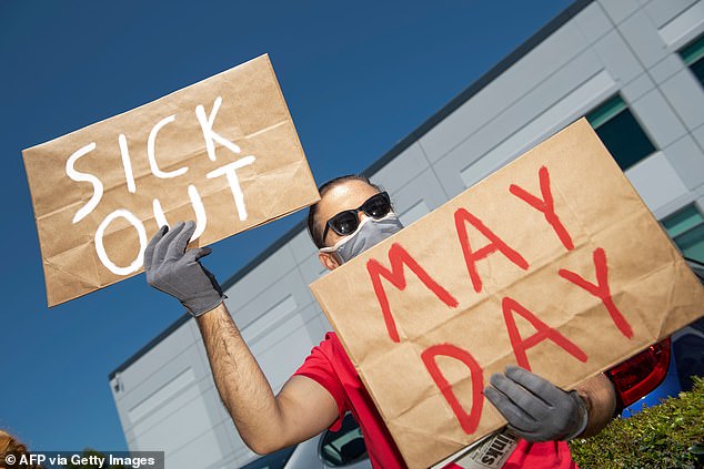 Several Amazon warehouse staffers have protested in recent weeks over an alleged lapse in worker safety amid the pandemic