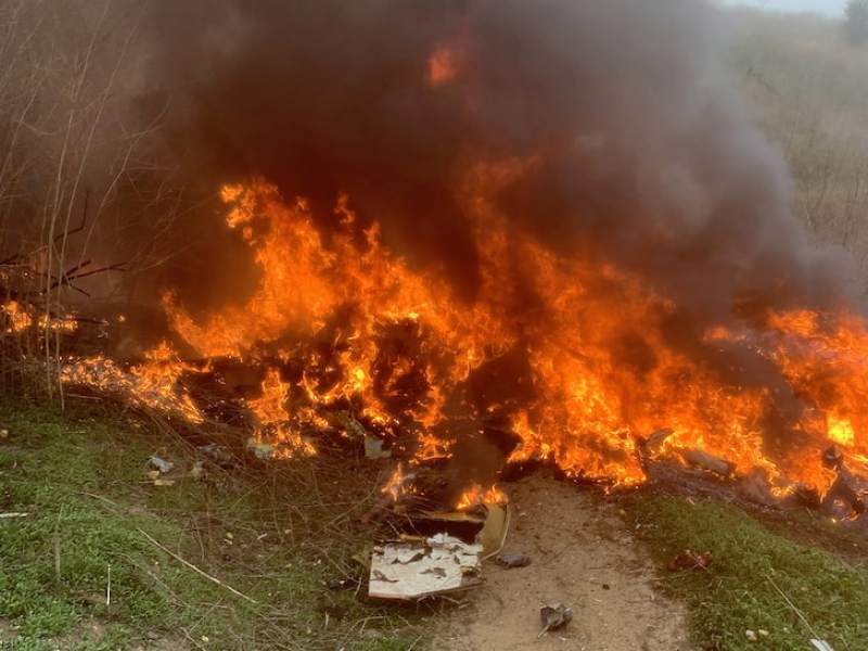 Foto 1: Ciclista revela fotos inéditas del accidente aéreo de Kobe ...