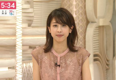 加藤綾子アナ セクシースケスケ 衣装に大注目 見えてる