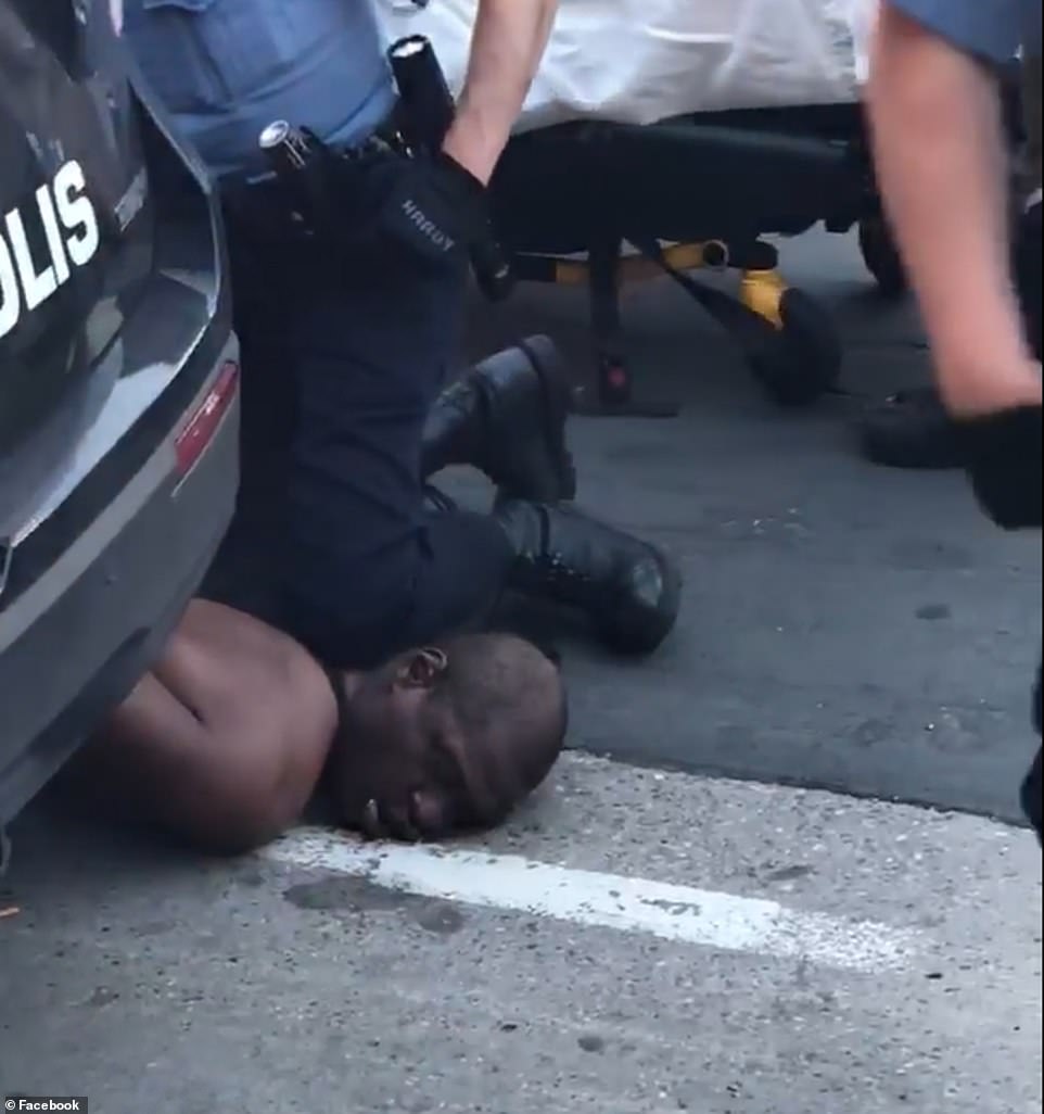 Floyd was filmed Monday begging the Minneapolis cop to stop and telling him he could not breathe before he lost consciousness and later died