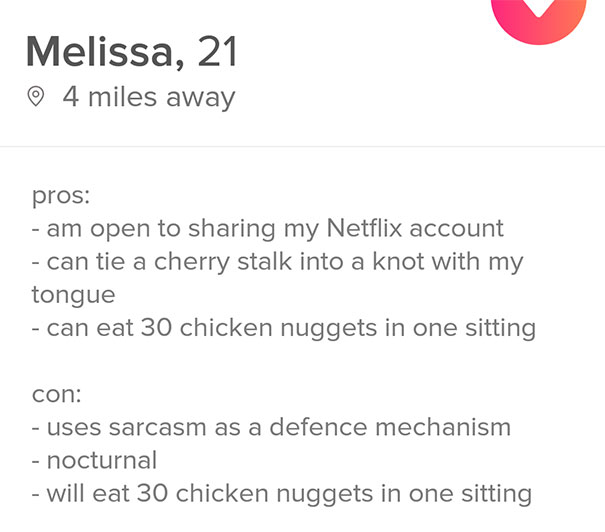 good Tinder bios
