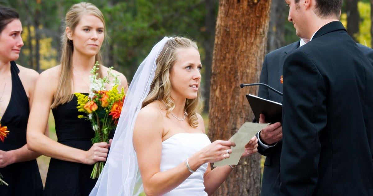 Wife Reads Affair Texts at Wedding Instead Of Her Vows.