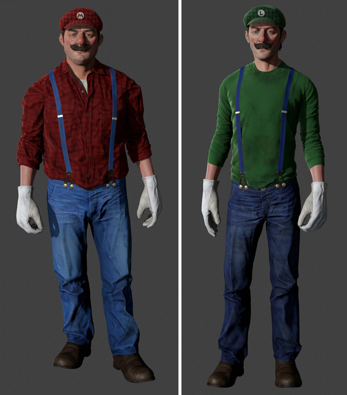 real life cartoon characters