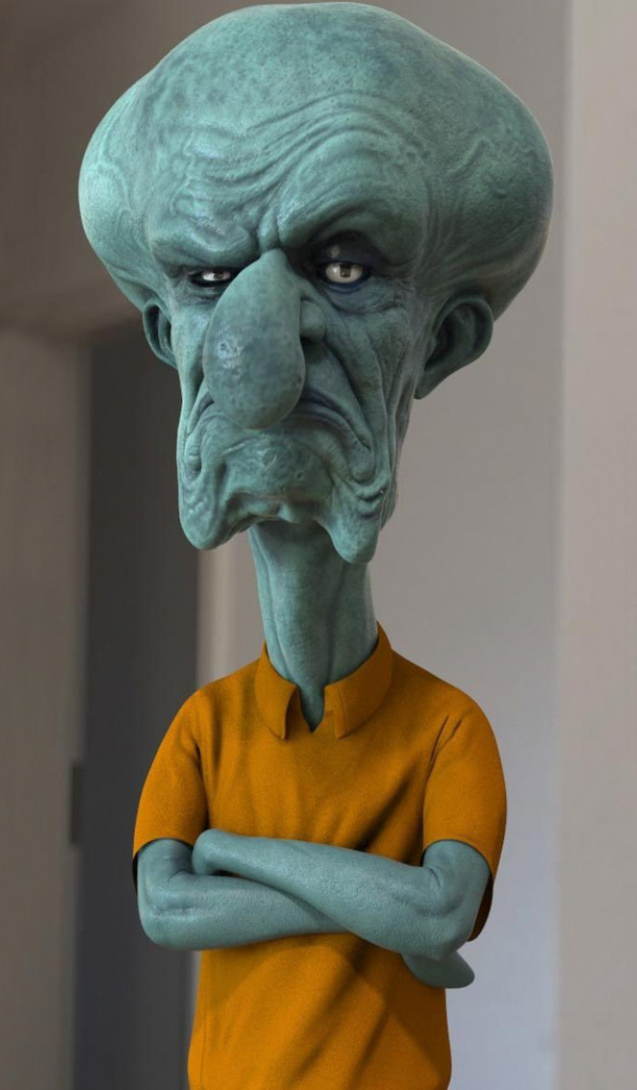 real life cartoon characters