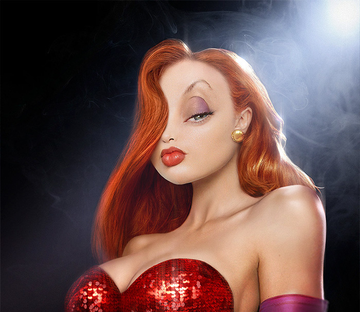 real life cartoon characters