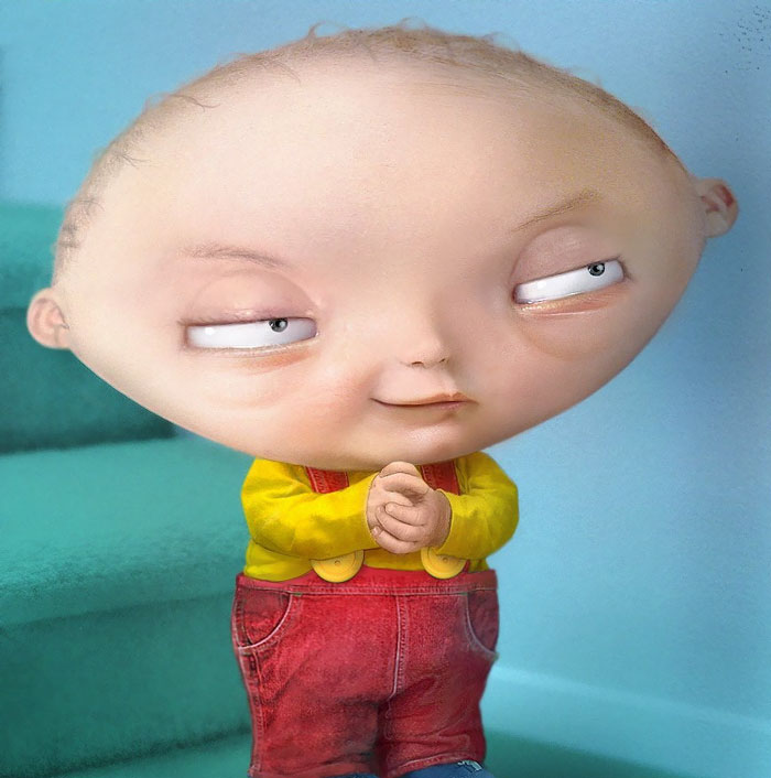real life cartoon characters