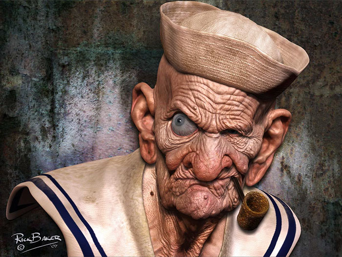 real life cartoon characters