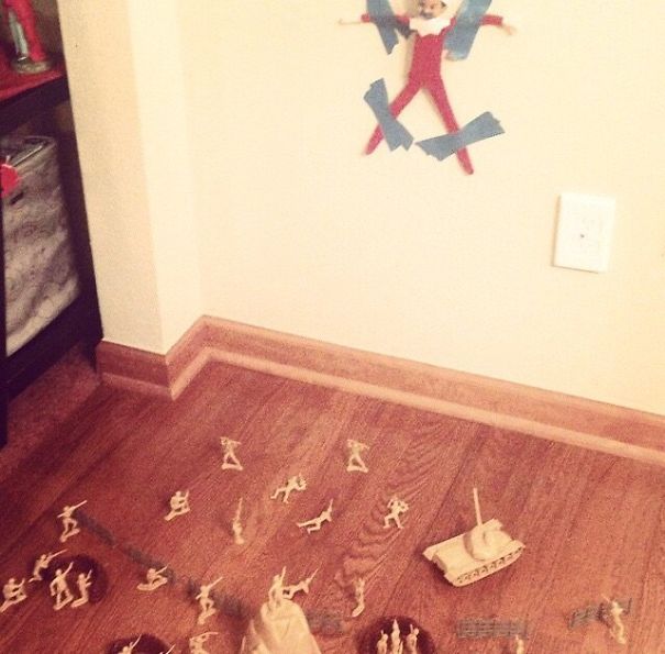 elf on the shelf funny ideas