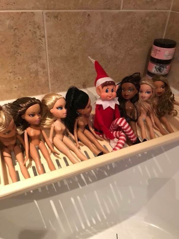 Elf On The Shelf funny ideas