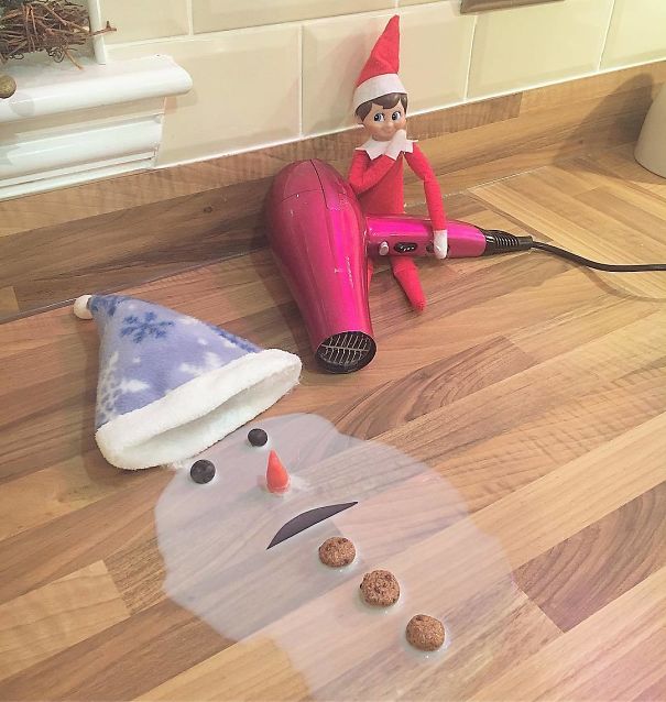 elf on the shelf funny ideas