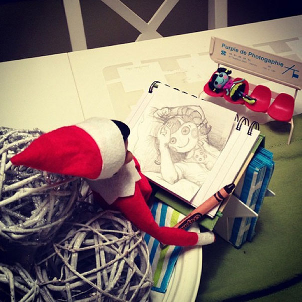 elf on shelf funny ideas