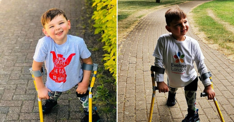 Boy Who Had Both Legs Amputated As A Baby After Parents Mistreated Him ...