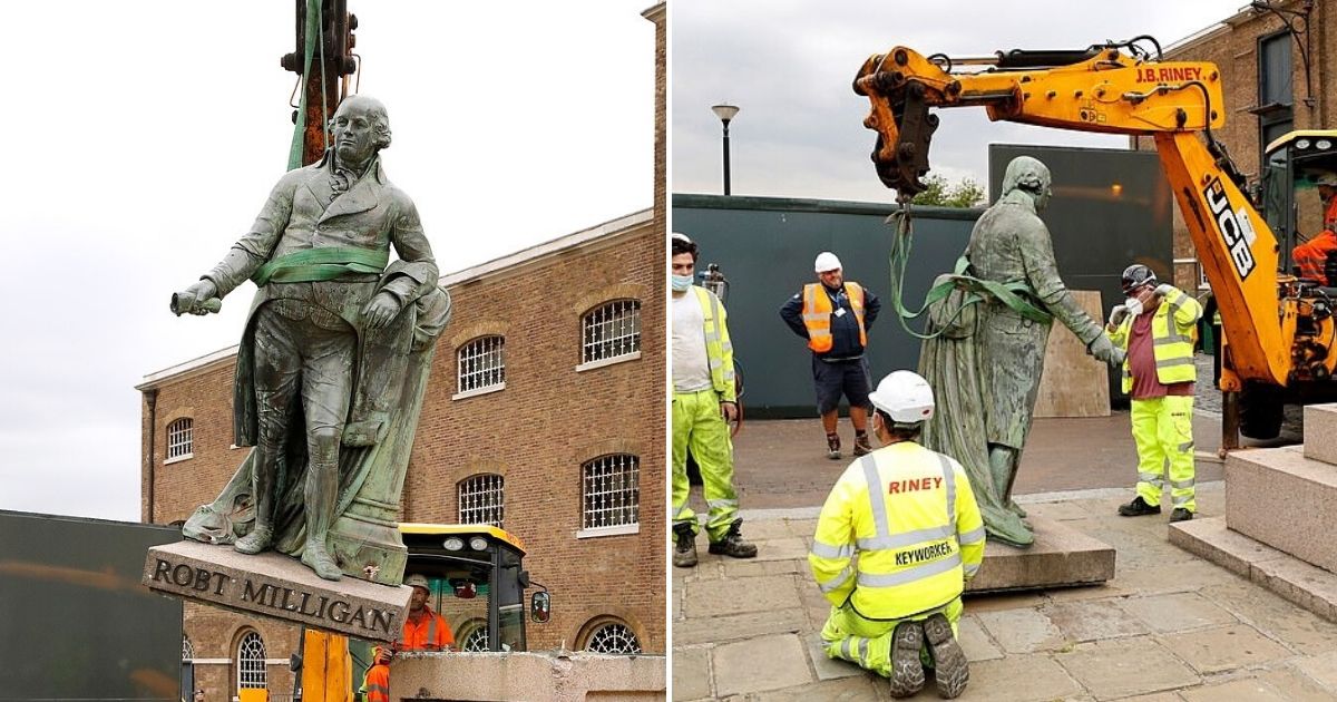 Slave Trader’s Statue Removed As Protesters Released A Target List