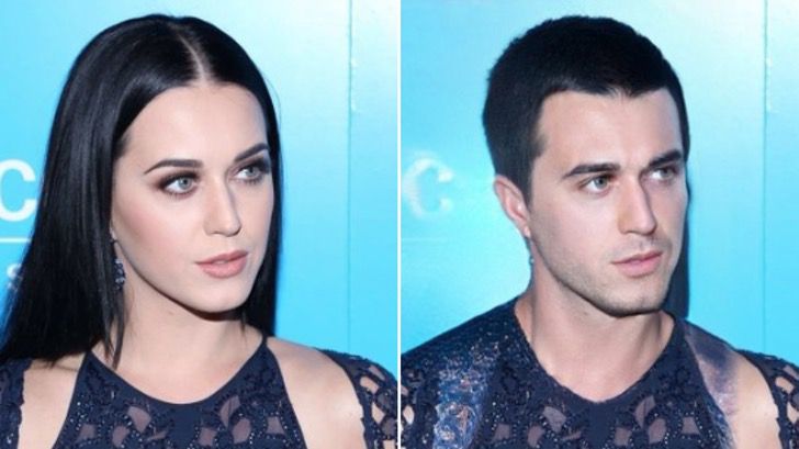 Katy Perry si fuera hombre FaceApp 