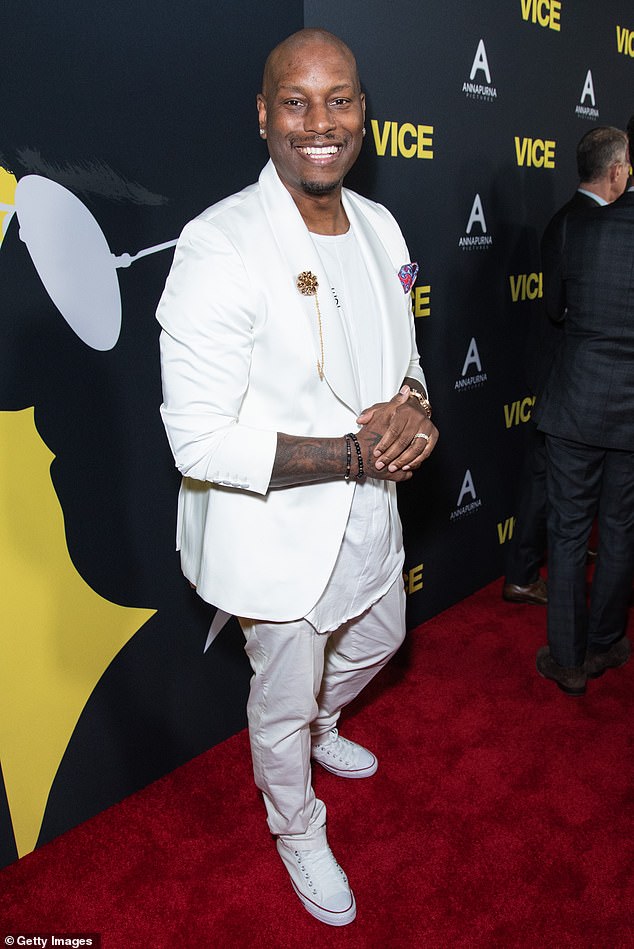 Under fire: Tyrese Gibson has come under fire from many for a controversial Instagram post about 