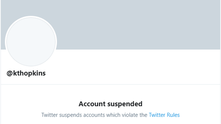 Katie Hopkins permanently banned by Twitter for breaking 