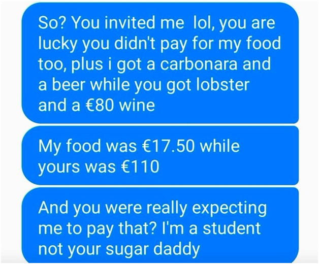 expensive date meal