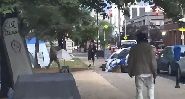 LOUISVILLE: At least two people were shot - one fatally - in the incident at Jefferson Square Park in downtown Louisville, Kentucky, at around 9 p.m. Saturday