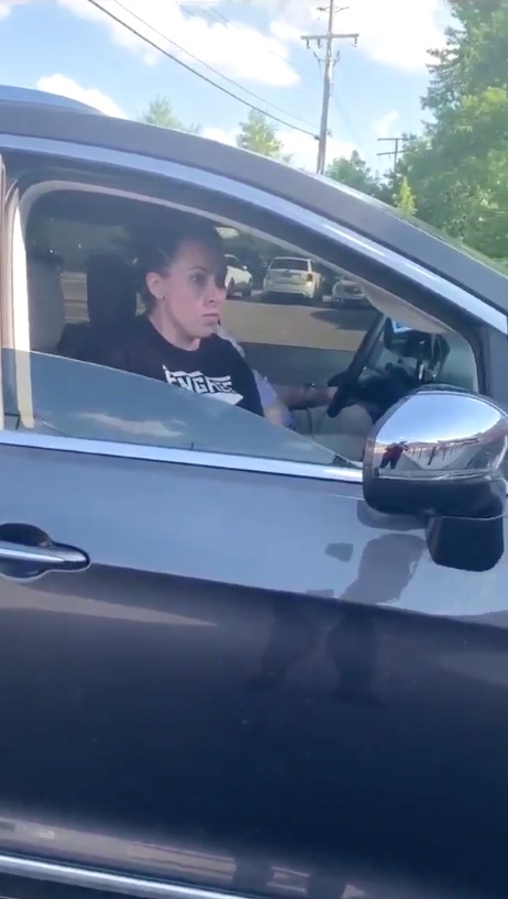 A woman held a black family at gunpoint in a horrifying confrontation leaving them fearing for their life