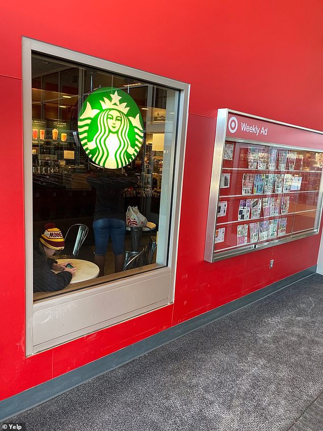 The incident took place at a Starbucks location inside a Target store in Midway in St. Paul