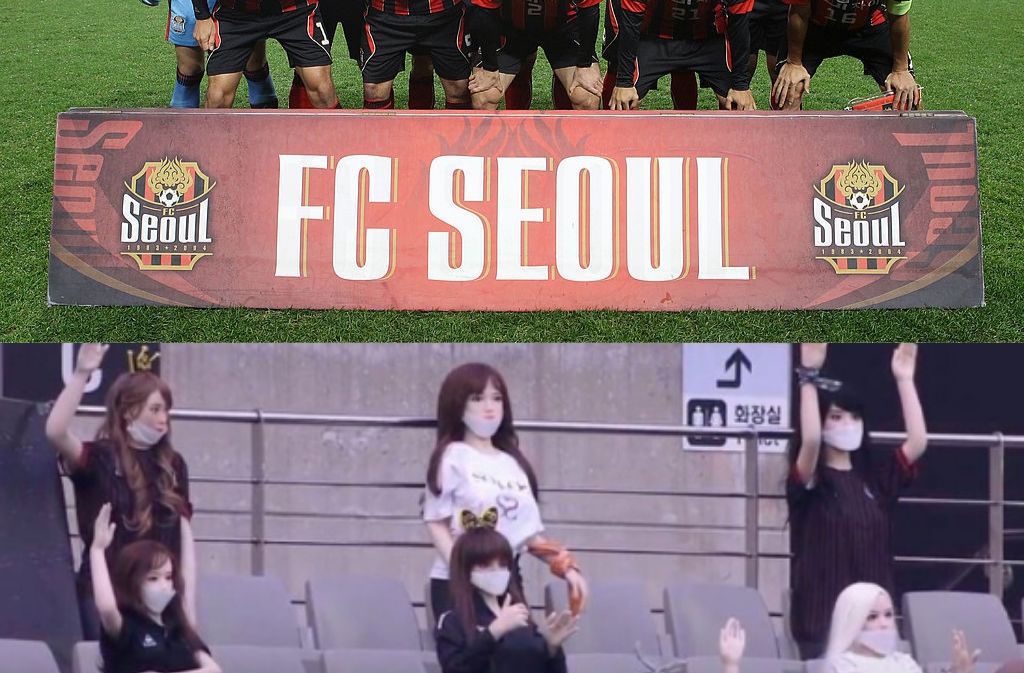 South Korean Football Team Replaces Fans In Stands With Sex Dolls